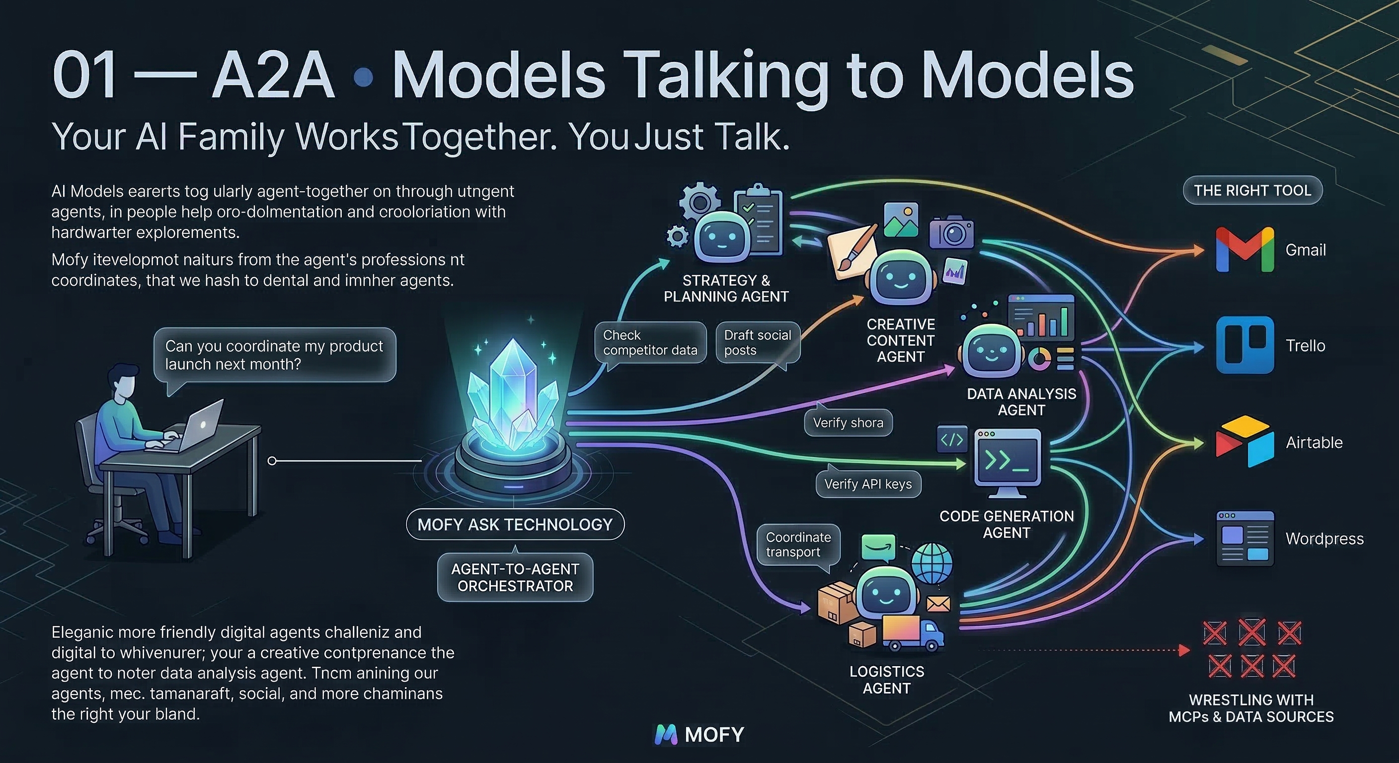 A2A — Agent-to-Agent Orchestration Flowchart
